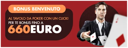 Bonus benvenuto poker