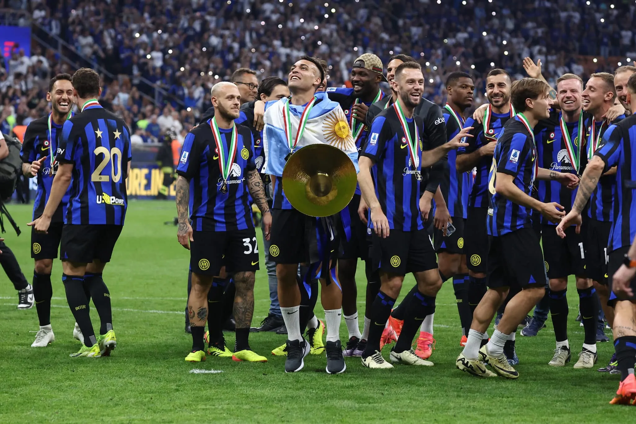 I maggiori distacchi tra prima e seconda nella storia della Serie A: l’Inter sale sul podio