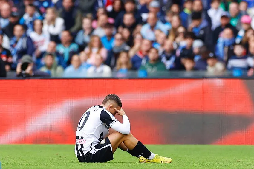 “So che potrei non giocare mai più!”: il dramma del calciatore dell’Udinese
