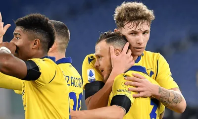 Esultanza gol Dimarco Verona