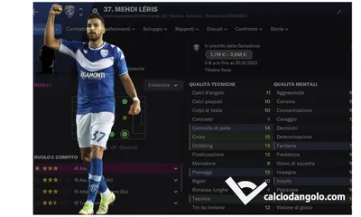 Mehdi Léris, a Brescia per tornare nel grande calcio