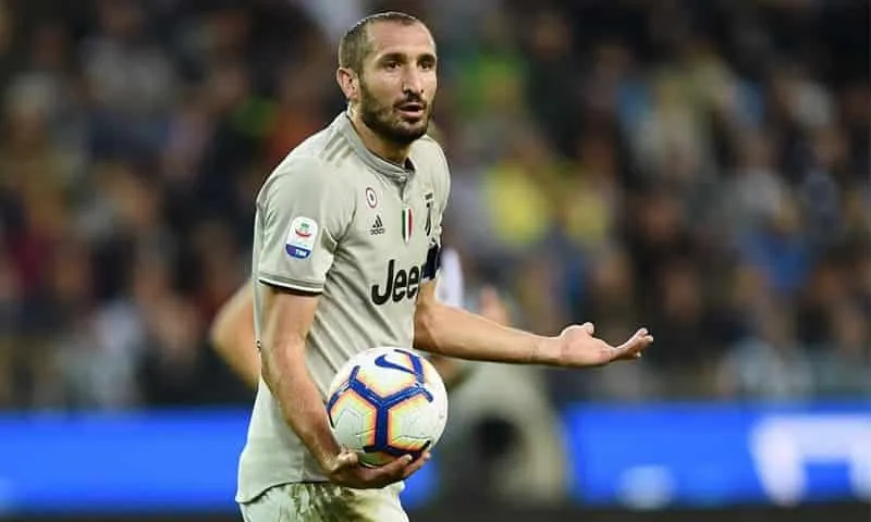 Juventus, infortunio per Chiellini: il report dell’allenamento bianconero
