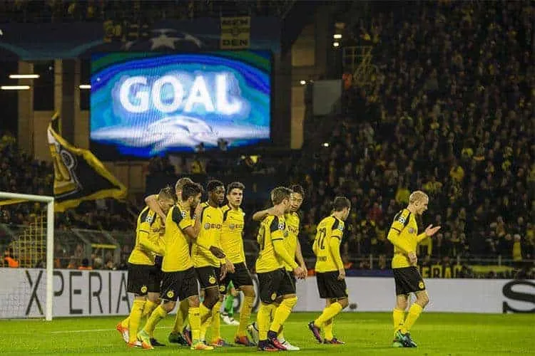 Champions League, Dortmund e Legia nella storia: mai così tanti gol in un match