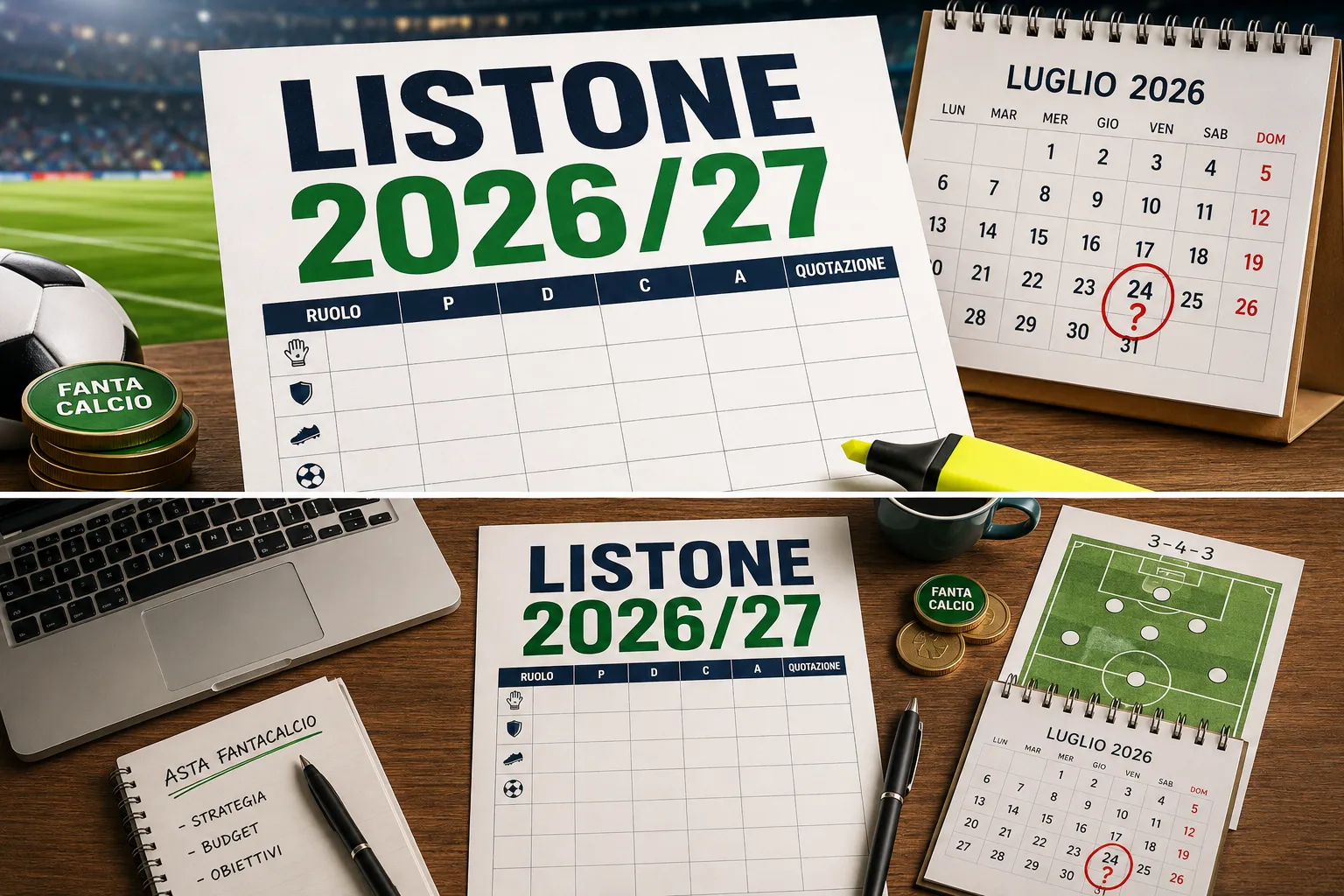 Quando esce il listone fantacalcio per fantacalcio.it e fantacampionato Gazzetta: gli aggiornamenti