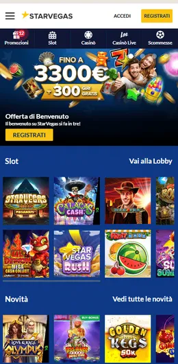 starvegas codice promozionale