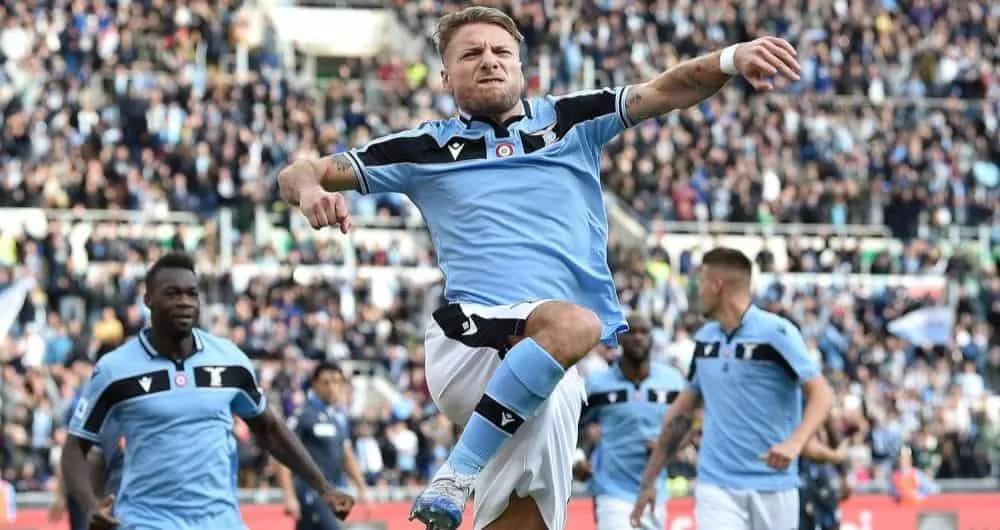 esultanza gol Ciro Immobile Lazio