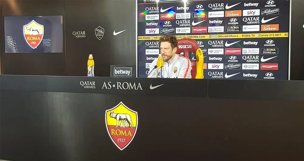 Frosinone-Roma, la conferenza di Di Francesco: “De Rossi gioca”