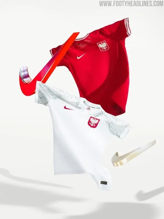 Mondiali di Qatar 2022: la maglia della Polonia