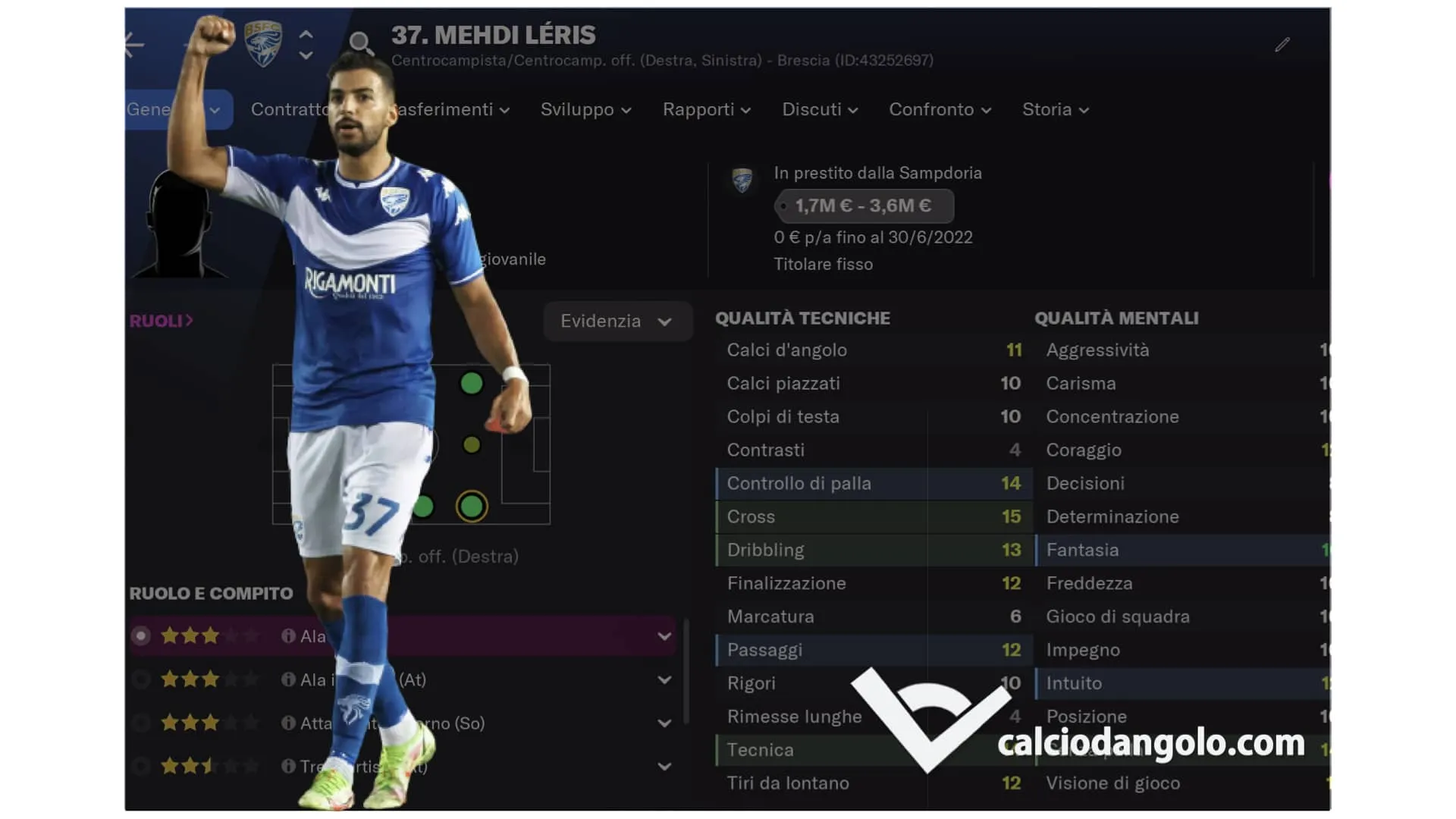 Mehdi Léris, a Brescia per tornare nel grande calcio