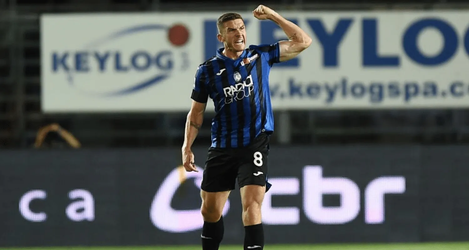 esultanza gol Robin Gosens Atalanta