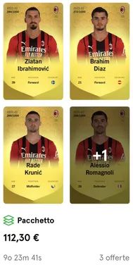Pacchetti Sorare 3