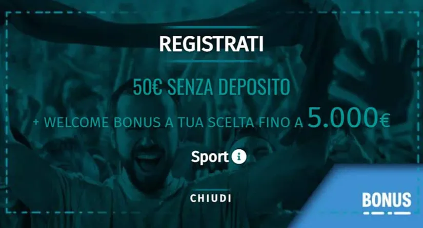 Betflag diretta - Bonus benvenuto