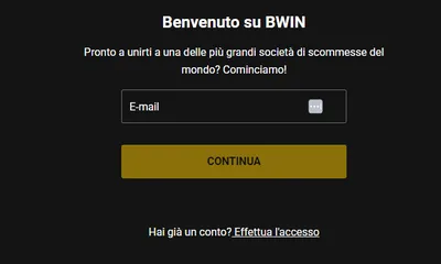 Bwin login e come registrarsi con l&rsquo;operatore