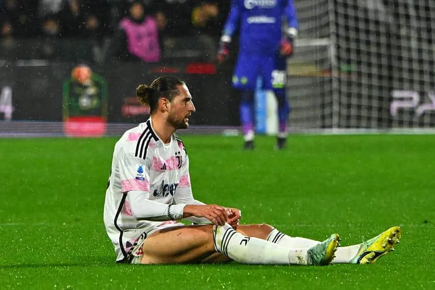 Juventus, si ferma Rabiot: le prime sensazioni sull’infortunio del francese