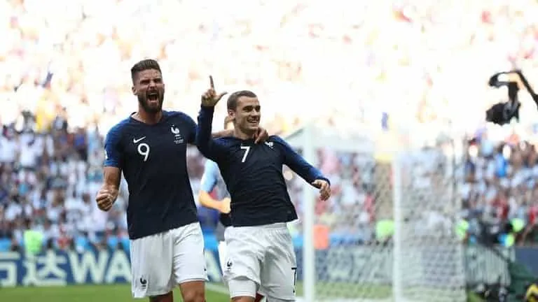 Esultanza Griezmann Francia