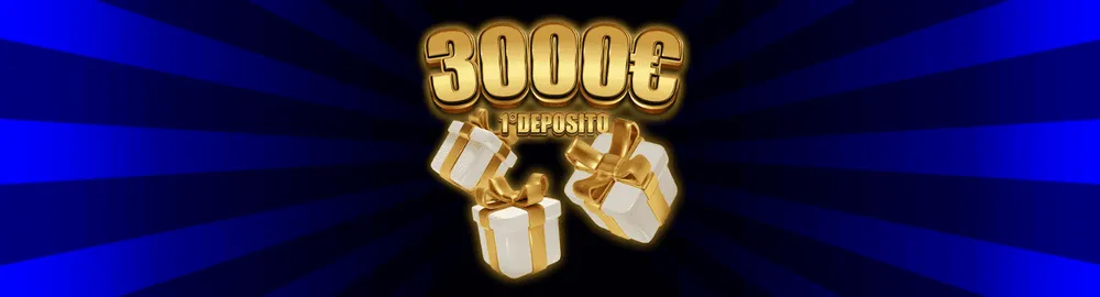 Esempio di banner promozionale per il bonus di benvenuto