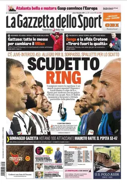 prima pagina gazzetta dello sport 9 dicembre 2017
