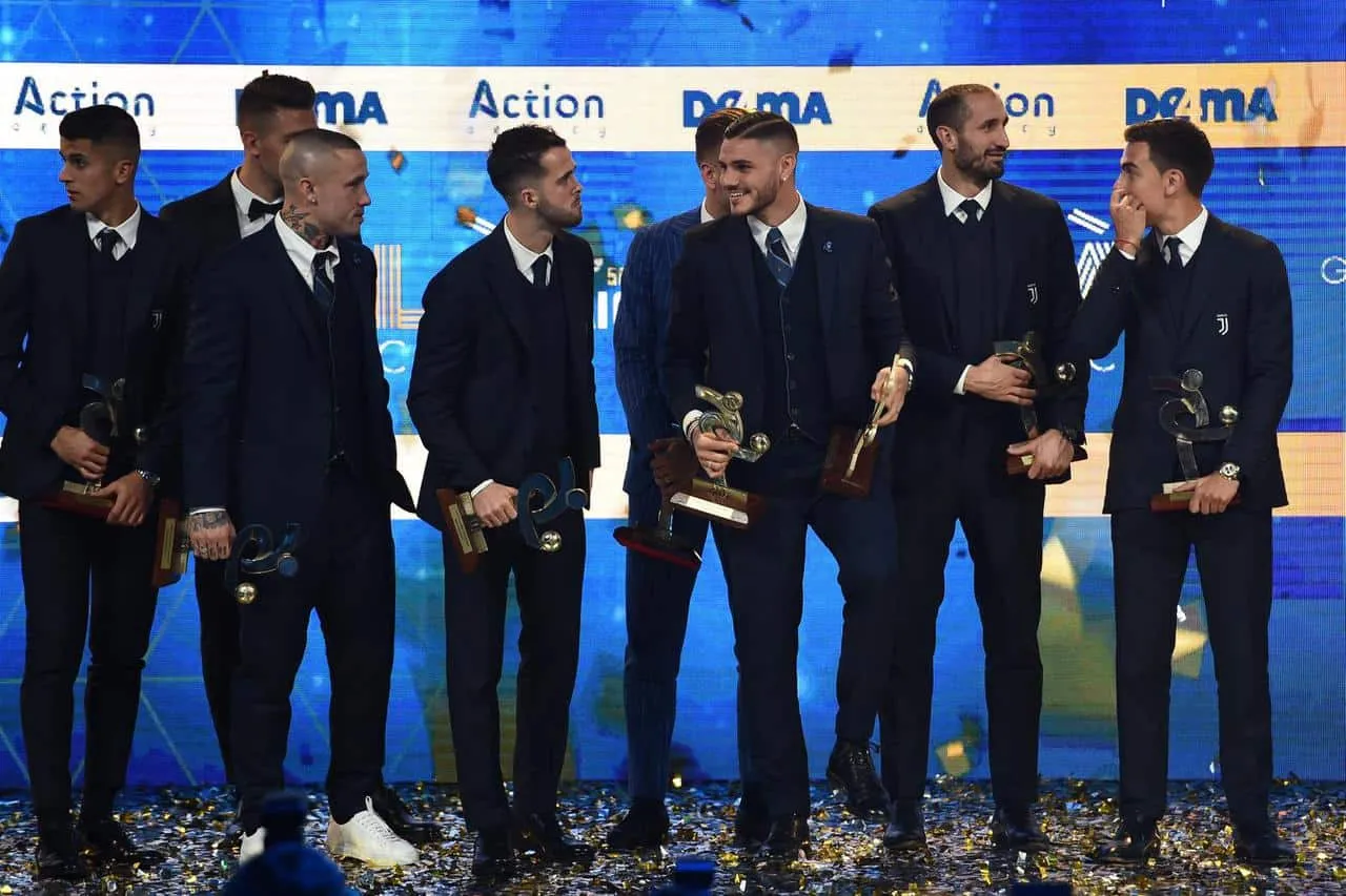 Serie A, tutti i premi del Gran Galà AIC: Icardi miglior giocatore del 2017-18