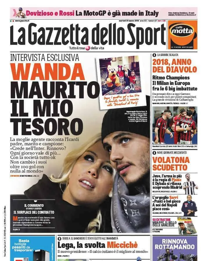 prima pagina gazzetta 20 marzo