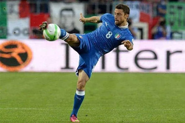 Italia, infortunio per Marchisio durante il match contro l’Uruguay