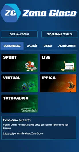 zonagioco italia app bonus e programma fedelta