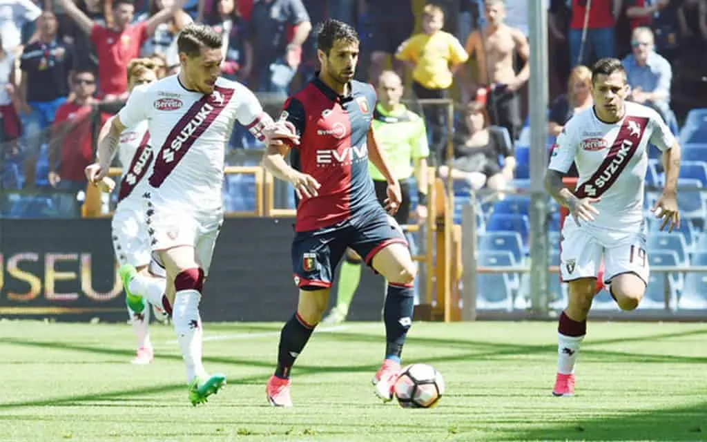 Genoa-Torino, salvezza matematica per i rossoblu targata Rigoni e Simeone