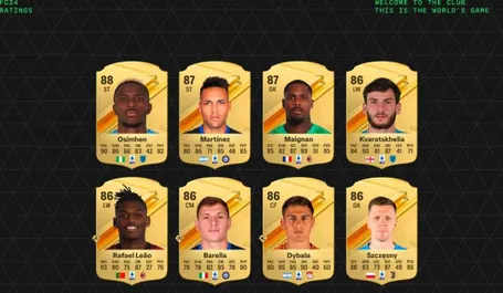 EA Sports FC, i migliori giocatori della Serie A per rating su Fifa 24: Osimhen prevale su Lautaro