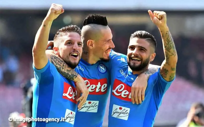 Cagliari-Napoli 0-5, le pagelle: dominano Mertens e Insigne, bene Han