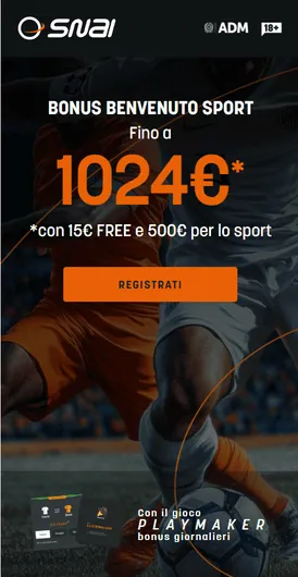 codice promo snai scommesse sport