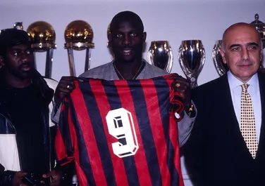 Weah-Milan-Galliani-Berlusconi