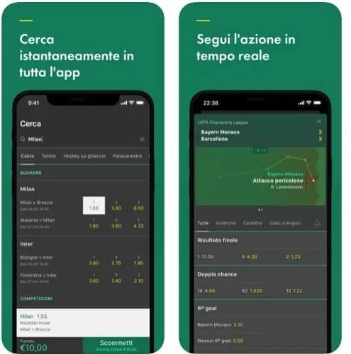 bet365 app scommesse