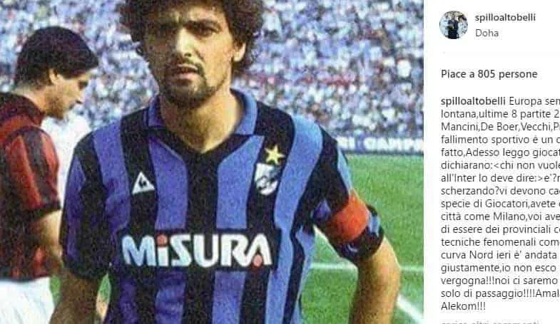 Inter, Altobelli infuriato: "Fallimento sportivo. Devono cacciare tutti i giocatori"