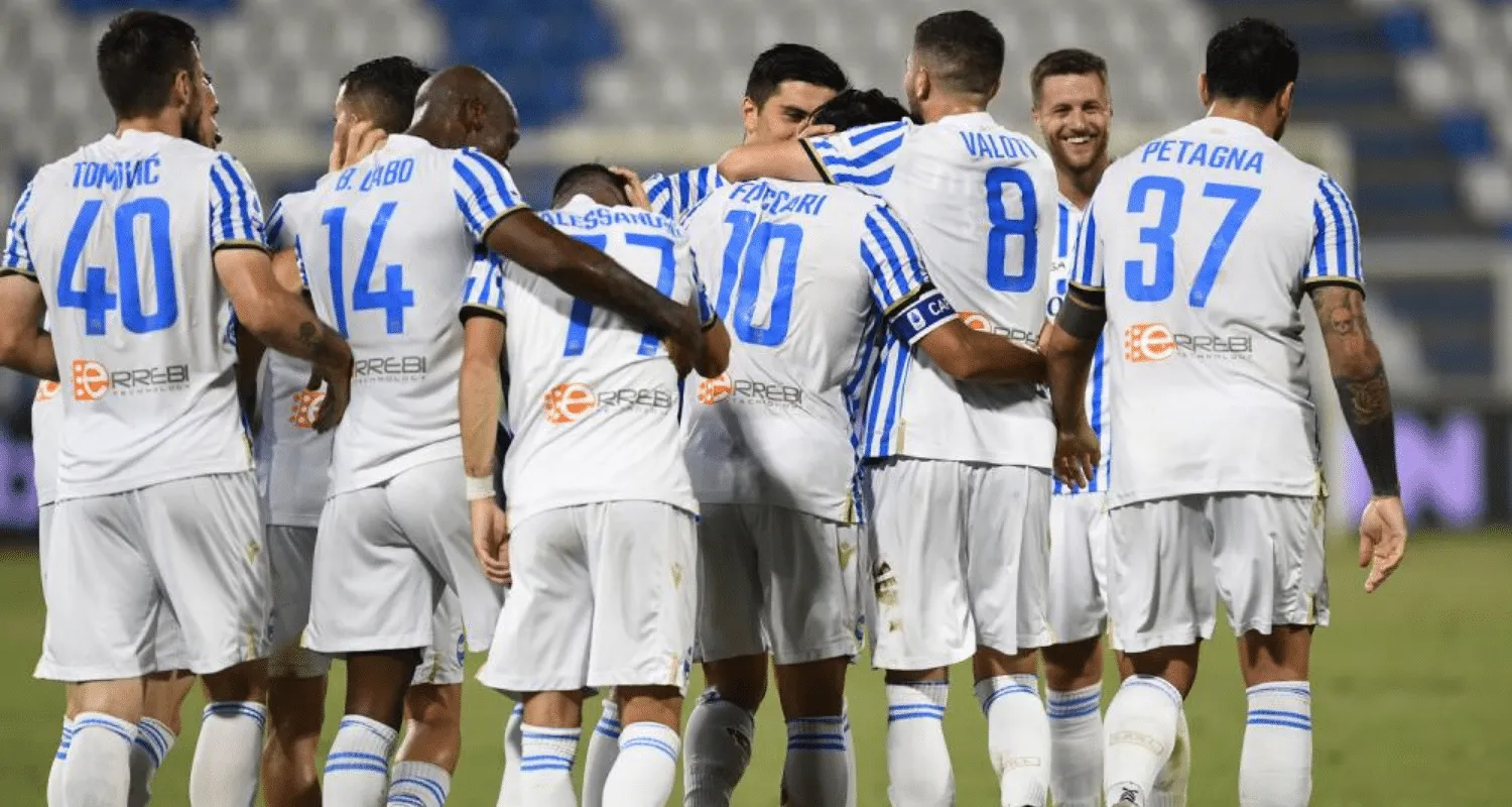 Esultanza giocatori Spal