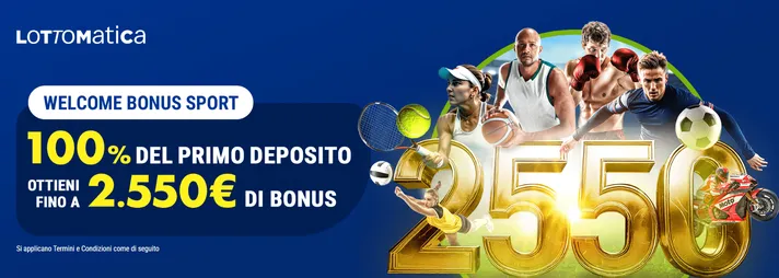 lottomatica codice promozionale Scommesse