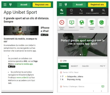 Unibet app