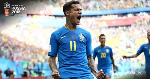 Mondiale, Brasile-Costa Rica 2-0: Coutinho e Neymar la vincono alla fine