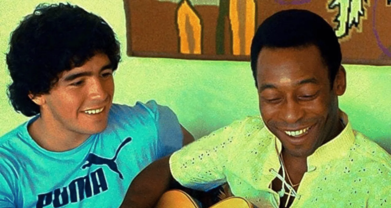 La lettera commovente di Pelé a Maradona: “Ti amo Diego”