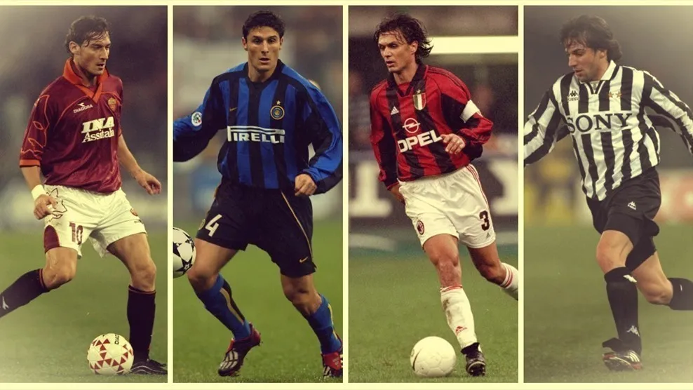 I 20 giocatori con più presenze in Serie A