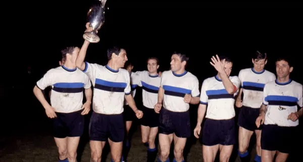 Festeggiamenti Inter Coppa dei Campioni 1964-65
