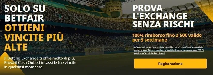 Bonus Betting exchange Betfair