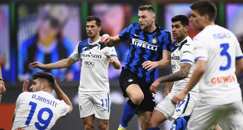gol Milan Skriniar Inter-Atalanta