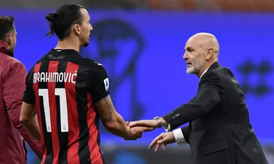 Zlatan Ibrahimovic-Stefano Pioli Milan