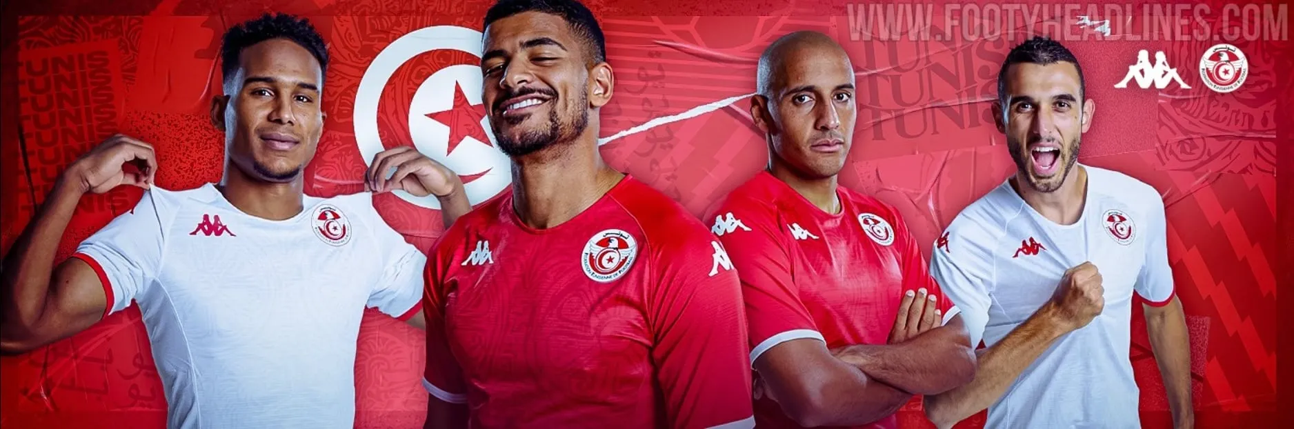 Mondiali di Qatar 2022: la maglia della Tunisia