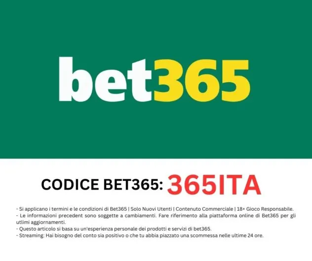 codice bet365