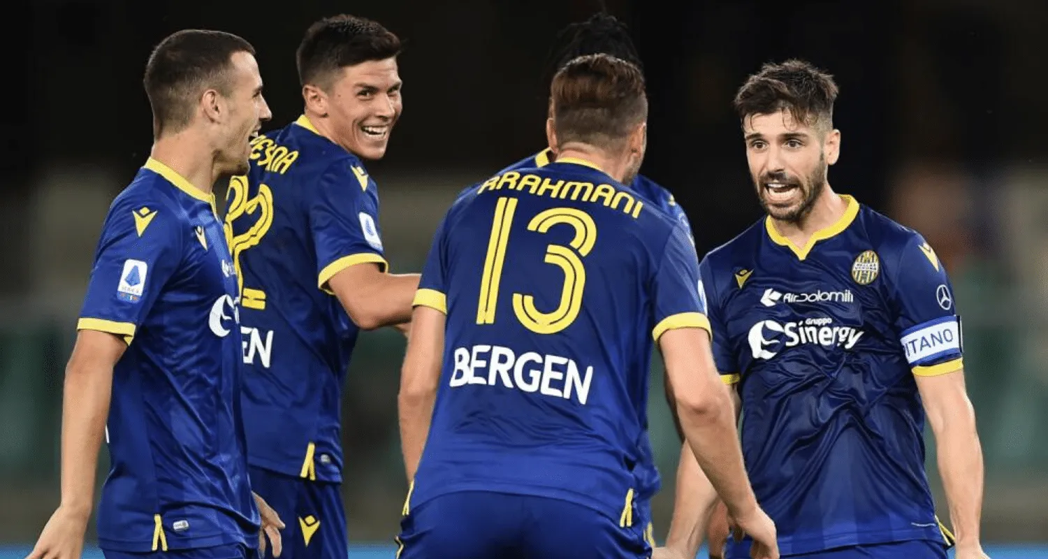 esultanza gol Miguel Veloso Verona