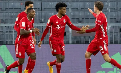 Esultanza Coman Bayern Monaco Bundesliga