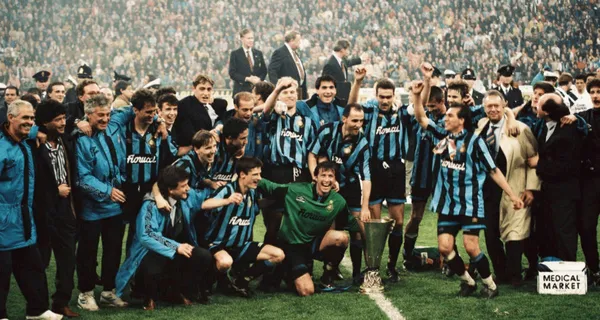 festeggiamenti Inter Coppa Uefa 1993-1994