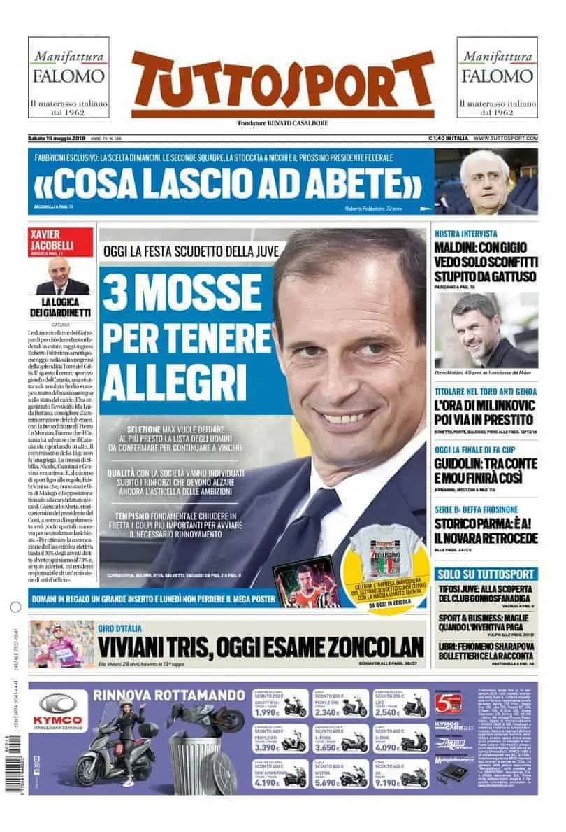 prima-pagina-tuttosport-sabato-19-maggio