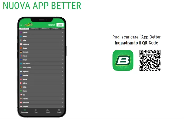 processo di installazione della Better Lottomatica App